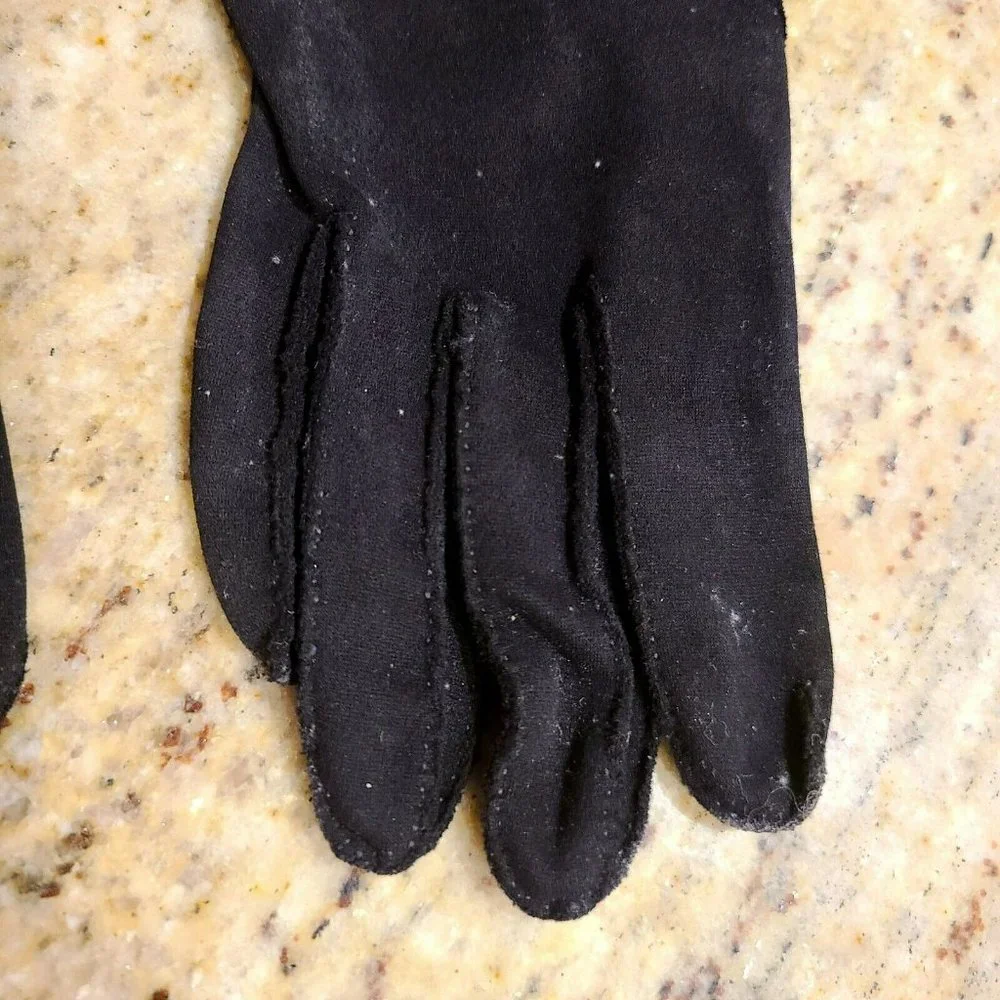 Vintage Crescendoe Leather Suede Gloves Womens Size 6.5 ~ 6
